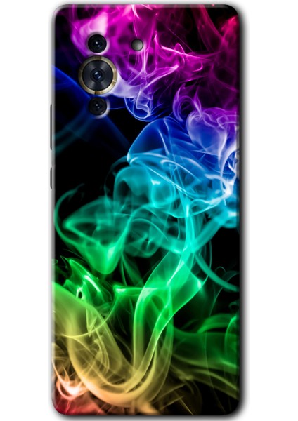 Huawei Nova 10 Kılıf Hd Desen Baskılı Arka Kapak - Smoke Colorful