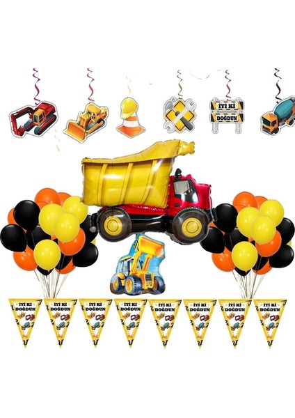 Inşaat Temalı Doğum Günü