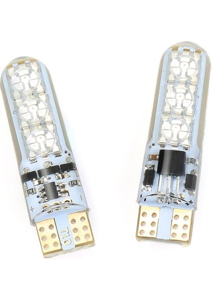 Kumandalı Rgb LED T10 Park Ampulu 2 Adet Set