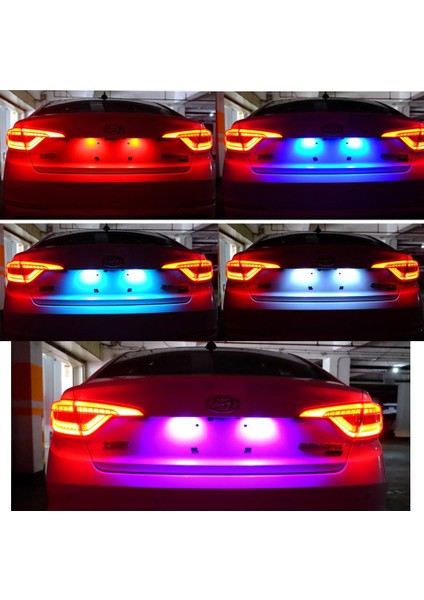 Kumandalı Rgb LED T10 Park Ampulu 2 Adet Set