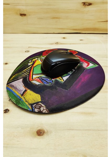 Pablo Picasso - Oval Mouse Pad Bilek Destekli 1