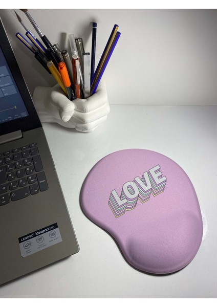Love - Bilek Destekli Mouse Pad