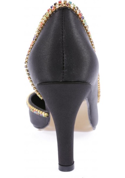 1328 Kadın Transparan Detayli Stiletto