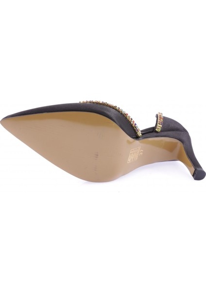 1328 Kadın Transparan Detayli Stiletto
