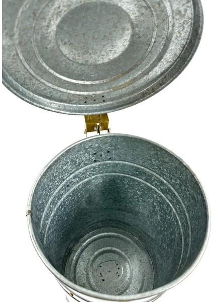 Bolisaras Metal Çöp Kovası Kalın Galvaniz modelleri