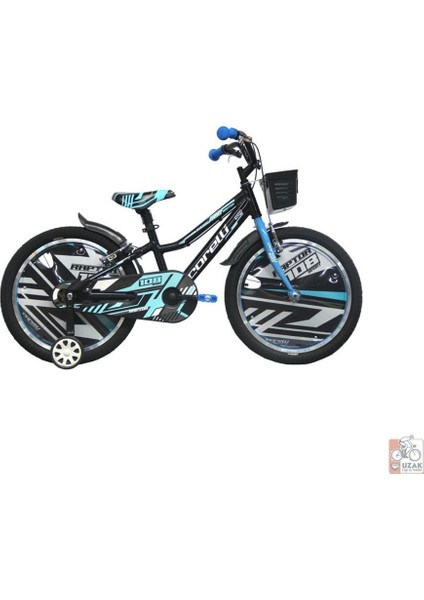 Raptor 20 Jant Vitessiz Çocuk Bisikleti Siyah - Mavi