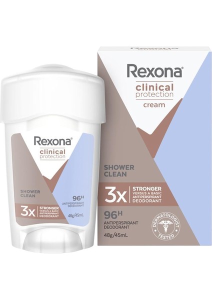 Clinical Protection Shower Clean Stick Deodorant 45 ml