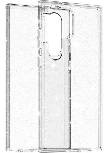 Samsung Galaxy S23 Ultra Için Işıltılı Toz Akıllı Kasası Tpu Kenarı + Pc Arka Kapak Desteği Kablosuz Şarj Telefon Kılıfı (Yurt Dışından) fiyatları