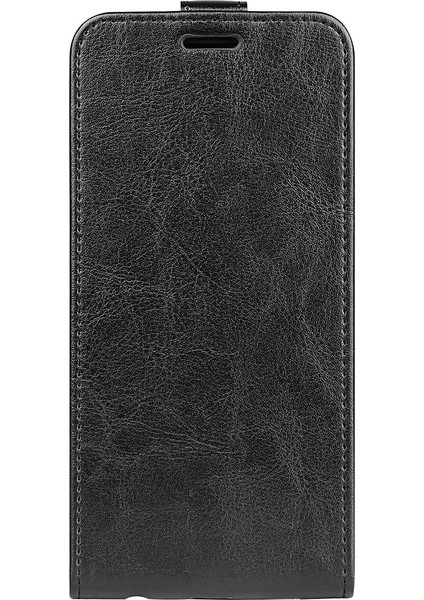 Samsung Galaxy S23 Dikey Flip Anti-Damla Çılgın At Doku Kart Tutucu Deri Koruyucu Kapak Telefon Kılıfı (Yurt Dışından) fiyatları
