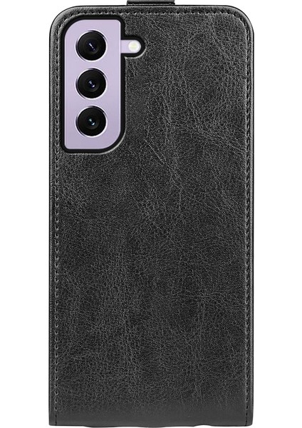 Samsung Galaxy S23 Dikey Flip Anti-Damla Çılgın At Doku Kart Tutucu Deri Koruyucu Kapak Telefon Kılıfı (Yurt Dışından) indirimleri