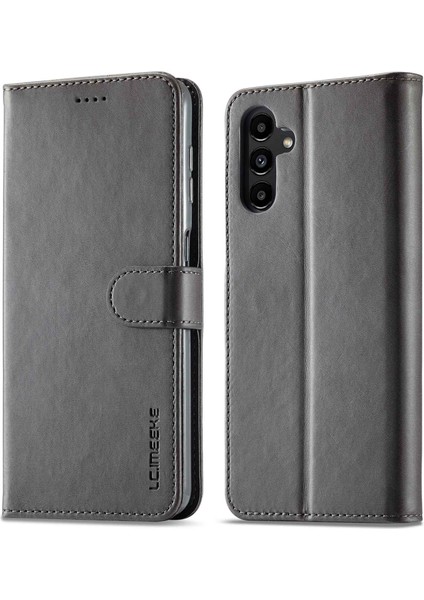 Samsung Galaxy A14 Için Lc.ımaeke 5g Güçlü Manyetik Toka Cüzdan Buzağı Dokusu Telefon Kılıfı (Yurt Dışından)