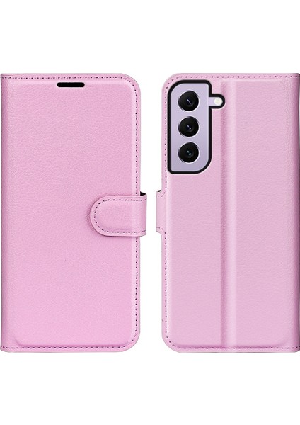 Samsung Galaxy S23 Anti-Çizelge Doku Pu Deri Tam Koruma Flip Cüzdan Telefon Kılıfı (Yurt Dışından)