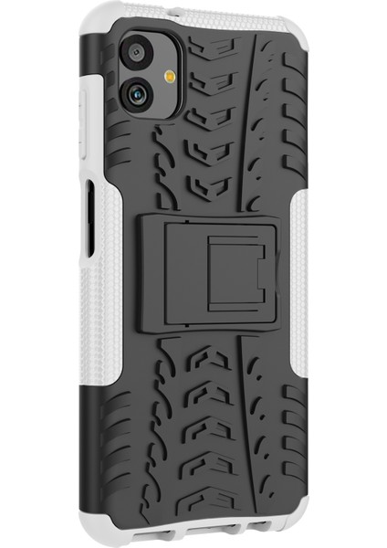 Samsung Galaxy A04 4g (164.4 x 76.3 x 9.1 Mm) / M13 5g Pc+Tpu Kasası Serin Lastik Deseni Koruyucu Kapak Telefon Kılıfı (Yurt Dışından) modelleri