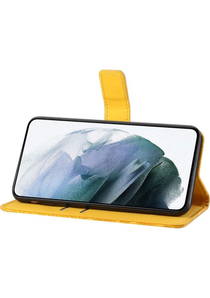 Samsung Galaxy A14 Için 5g Çizgiye Karşı Çizgiye Karşı Etnik Stil Çiçek Baskılı Pu Deri+Tpu Cüzdan Cep U Kapağı Telefon Kılıfı (Yurt Dışından) fırsatları