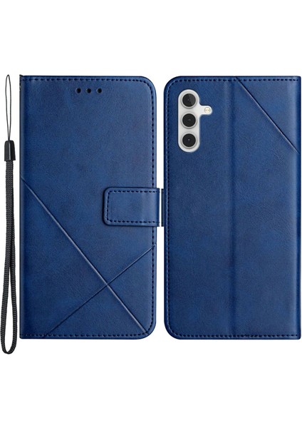 Samsung Galaxy A14 Için 5g Doğru Renk Pu Deri Magnetıc Flıp Çocuk Baskı Cüzdan Kapak Telefon Kılıfı (Yurt Dışından)