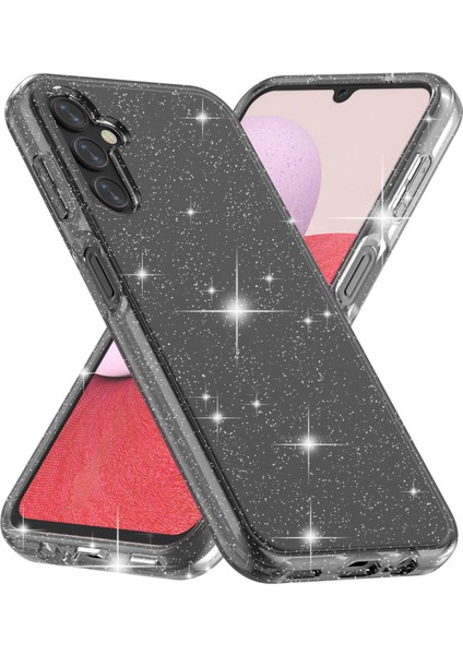 Samsung Galaxy A14 Için 5g Glittery Powder Yumuşak Tpu + Sert Pc Koruyucu Cep U Arka Kapak Telefon Kılıfı (Yurt Dışından)