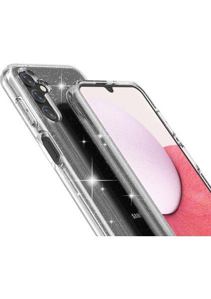 Samsung Galaxy A14 Için 5g Glittery Powder Yumuşak Tpu + Sert Pc Koruyucu Cep U Arka Kapak Telefon Kılıfı (Yurt Dışından) indirimleri