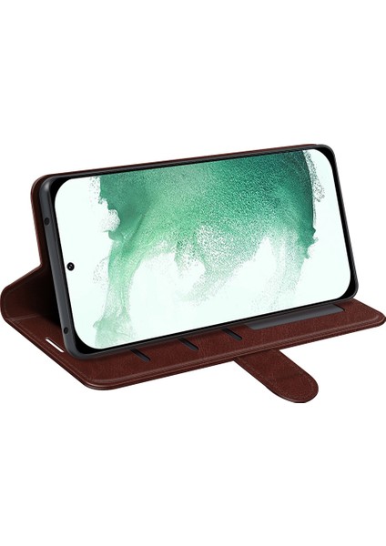 Samsung Galaxy S23 Plus Için Pu Deri Cüzdanı ile Çılgın At Dokusu Telefon Kılıfı (Yurt Dışından) modelleri