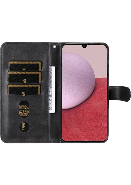 Samsung Galaxy A14 5g Buzağı Dokusu Manyetik Toka Cüzdan Kabuğu Fermuarı Cep I Pu Deri Telefon Kılıfı (Yurt Dışından) modelleri