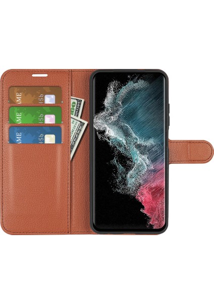 Samsung Galaxy S23 Için Ultra Cep Doku Pu Pu Deri Tam Koruma Flip Cüzdan Telefon Kılıfı (Yurt Dışından) fiyatları