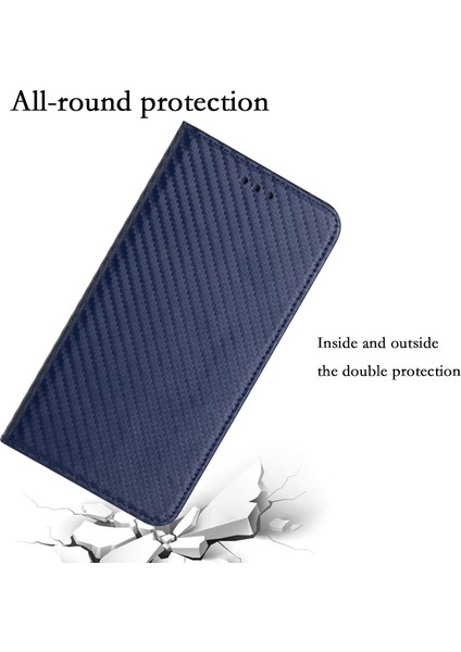 Samsung Galaxy A14 Için 5g Karbon Fiber Doku Pu Pu Deri Deri Cüzdan Ferio Folio I Manyetik Otomatik Kapanış Bilek Kayışı ile Telefon Kılıfı (Yurt Dışından) indirimleri