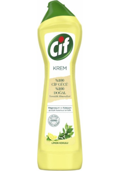 Limon Kokulu 500 ml 6 Adet Krem Temizleyici