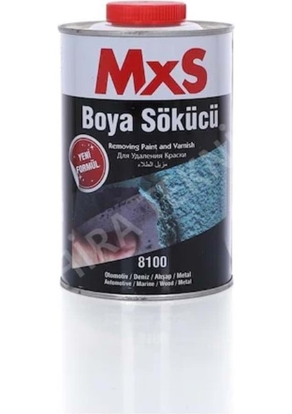 Boya Sökücü Yeni Formül 1000 gr Metal Ahşap Oto ve Deniz Yüzeylerine Uygun Kırmızı Kapaklı