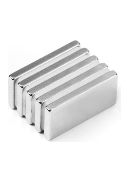 2 Adet 20X10X2 Köşeli Neodyum Mıknatıs Magnet