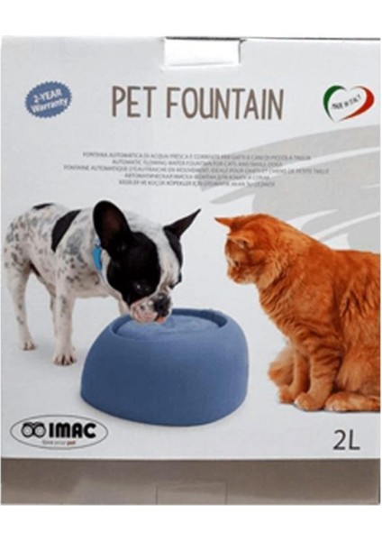 Imac Imac Pet Fountain Kedi ve Köpekler Için Otomatik Su Kabı 2lt 415 90