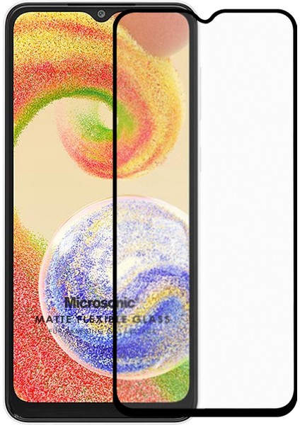 Samsung Galaxy A04 Seramik Matte Flexible Ekran Koruyucu Siyah