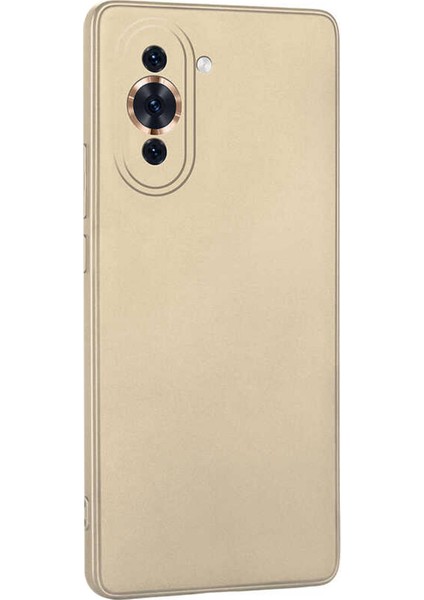 Matte Silicone Huawei Nova 10 Pro Kılıf Gold