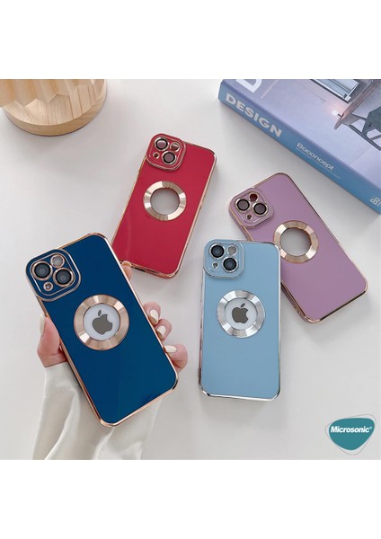 Apple iPhone 14 Pro Max Kılıf Flash Stamp Rose Gold