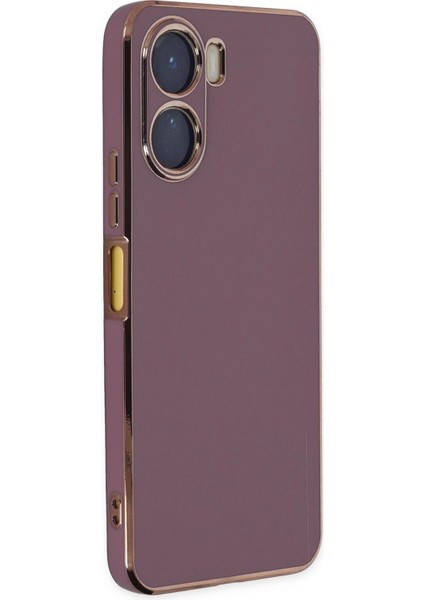 Vivo Y16 Kılıf Olive Plated Lila