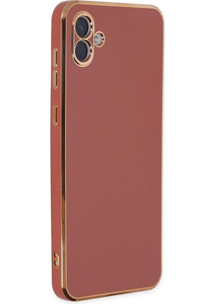 Samsung Galaxy A04 Kılıf Olive Plated Kırmızı