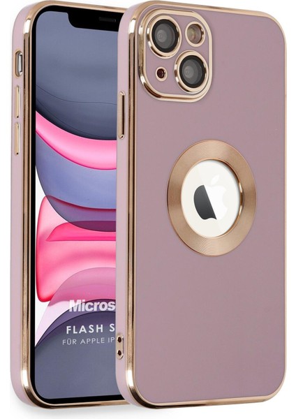 Apple iPhone 14 Plus Kılıf Flash Stamp Pembe