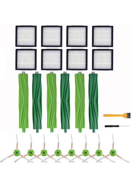 I7 E5 E6 I3 Serisi Robot Elektrikli Süpürge Yedek Parça Aksesuarları İçin Hepa Filtre Fırça Rulo (Yurt Dışından)