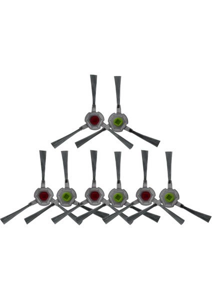 8 Adet Yedek Parça Yan Fırça Deebot Ozmo U2 DGN22 U2 Pro Robot Elektrikli Süpürge Aksesuarları (Yurt Dışından)