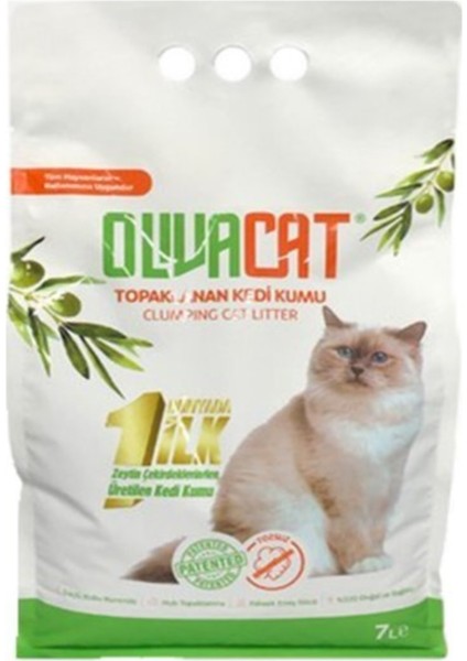 Zeytin Çekirdeğinden Üretilen Kokusuz Toz Bırakmayan Topaklanan Kedi Kumu 7 Lt fiyatları
