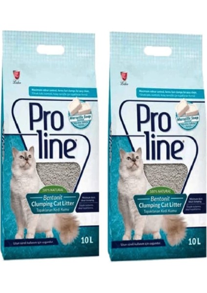 Marsilya Sabunu Kokulu Topaklanan Kedi Kumu 10 Lt (2 Adet)