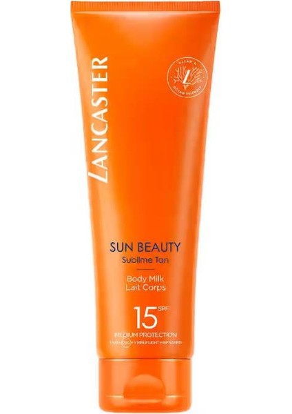 Sun Beauty Sublime Tan Body Milk SPF15 250 ml Güneş Koruyucu Vücut Sütü