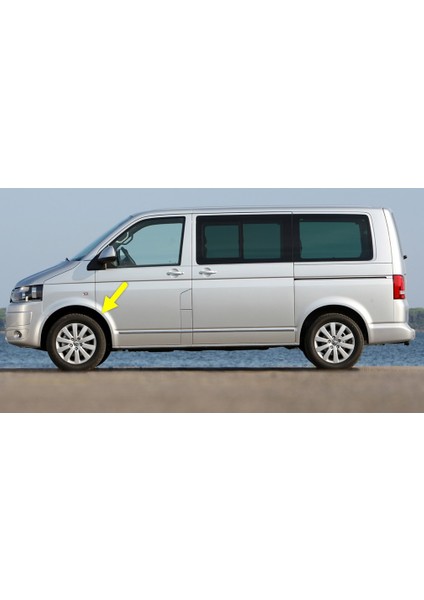 Vw Caravelle T5 2004-2010 Ön Sol Çamurluk Kapı Ara Fitili 7H0837565A