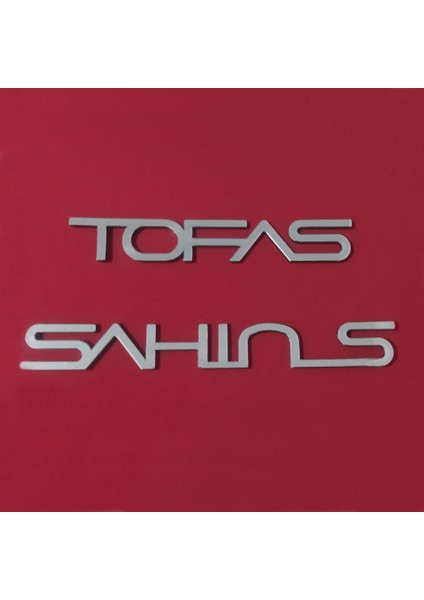 Tofaş Şahin S & Tofaş Bagaj Yazısı Yeni Model