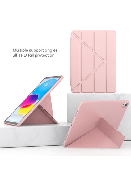 iPad 10.9 (2022) Origami Stand Pu Deri + Tpu Koruyucu Kılıf Tablet Bırak-Kötü Kapak (Yurt Dışından) indirimleri