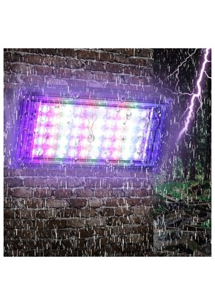Sanec Kumandalı LED Işık Dış Cephe Aydınlatması çok Renkli Rgb led Panel Işık Parti LED Aydınlatma