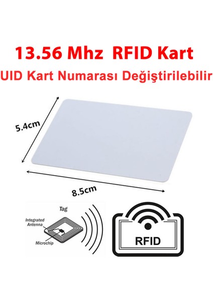 Roba Uıd Değiştirilebilir 13.56MHZ Rfıd Manyetik Kart Rfid Proximity Göstergeç Kart 13.56 Mhz Kapı Geçiş