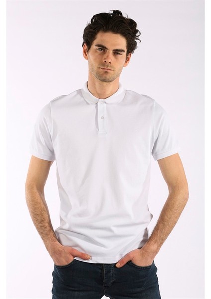 3717 Basic Battal Polo Yaka Erkek Tişört
