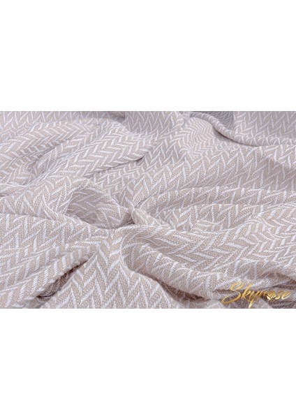 Natural Pamuklu Koltuk Örtüsü 170 x 210 Koltuk Şalı