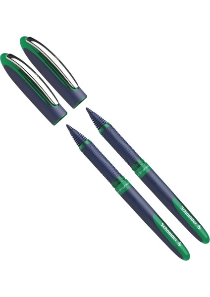 One Business 0.6 mm Roller Imza Kalemi 2 Adet Yeşil