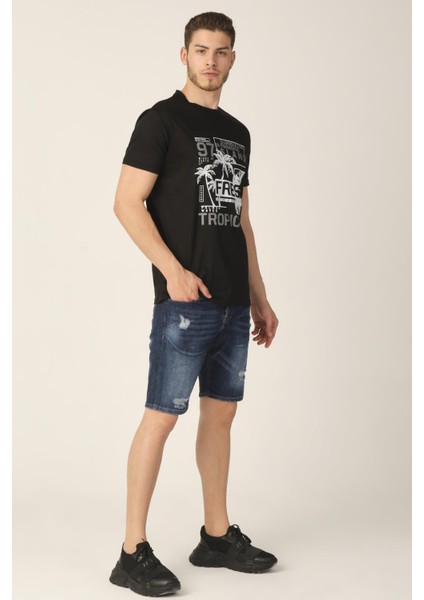 Regular Fit Jean Şort (21-Cmlsrt)
