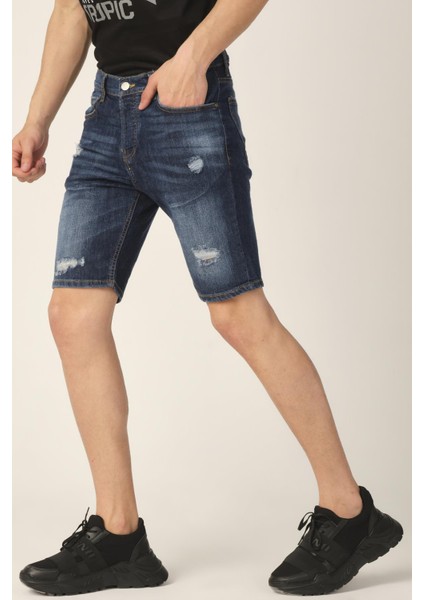 Regular Fit Jean Şort (21-Cmlsrt)